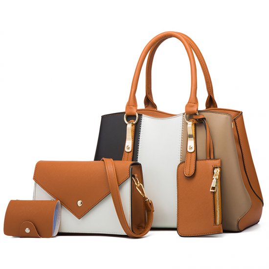 A Set of Women Leather Handbag - Click Image to Close
